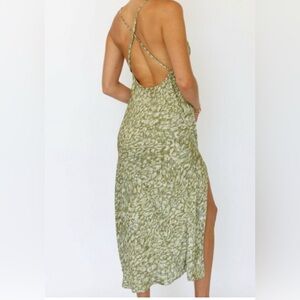 RESA Green Slip Dress